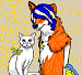 Girl fox